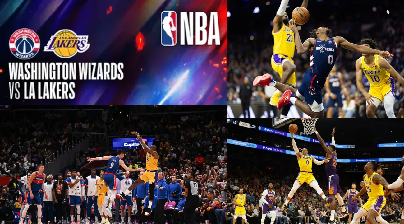 Hasil Pertandingan NBA 2023-2024 Los Angeles Lakers vs Washington Wizards